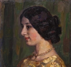 Портрет Евгении Пемовой (Пемонян). 1912.