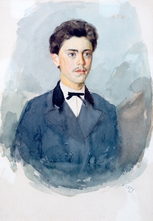 Портрет Александра Ивановича Сурикова. 1873.