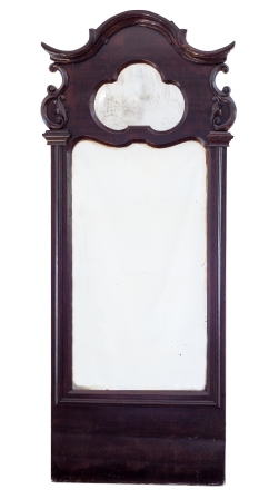 Зеркало-полутрюмо в деревянной раме, конец XIX - начало XX в.
